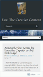 Mobile Screenshot of eosthecreativecontext.com